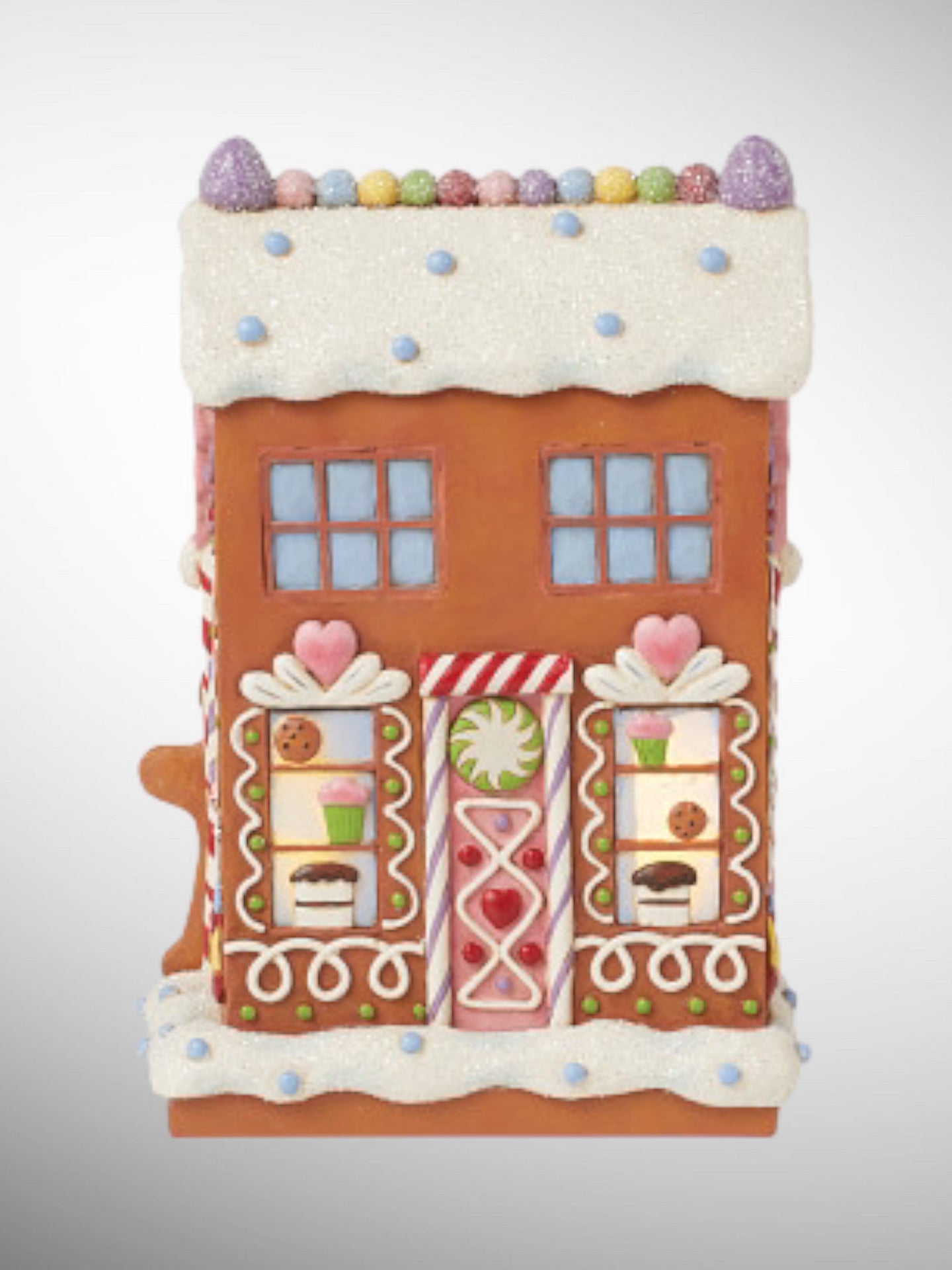 Jim Shore Gingerbread Christmas - Baking Spirits Bright Gingerbread Bakery Figurine